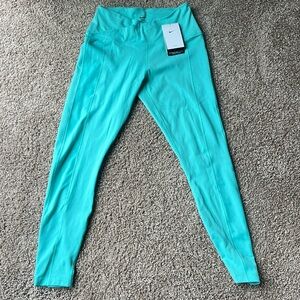 Teal women’s NIKE leggings medium NEW!